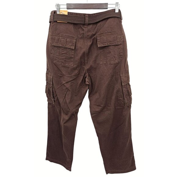 Royal Blue Safari Gear Cargo Pants Mens 36 x 32 Brown Pockets Outdoors Work NEW - Picture 2 of 13